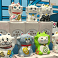 Hand Drawing Japanese White Ceramic Lucky Cat-Hera Concept House Limited