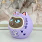 Handmade Drawing Cat-Eared Daruma (Purple) - Hera Concept House Limited