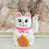 Hand Drawing Plaster Lucky Cat (Marie)-Hera Concept House Limited