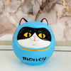Handmade Drawing Cat-Eared Daruma (Black Cat) - Hera Concept House Limited